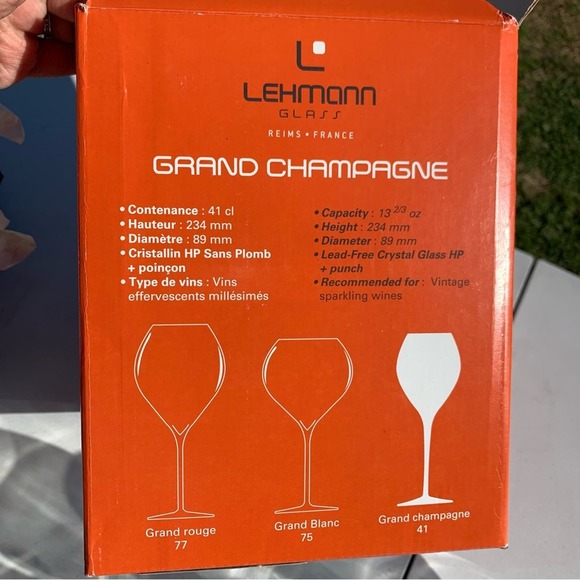 Perrier Jouet Verre Belle Epoque Hand PaintedAnimone Grand Champagne 6pc Set - Picture 14 of 15